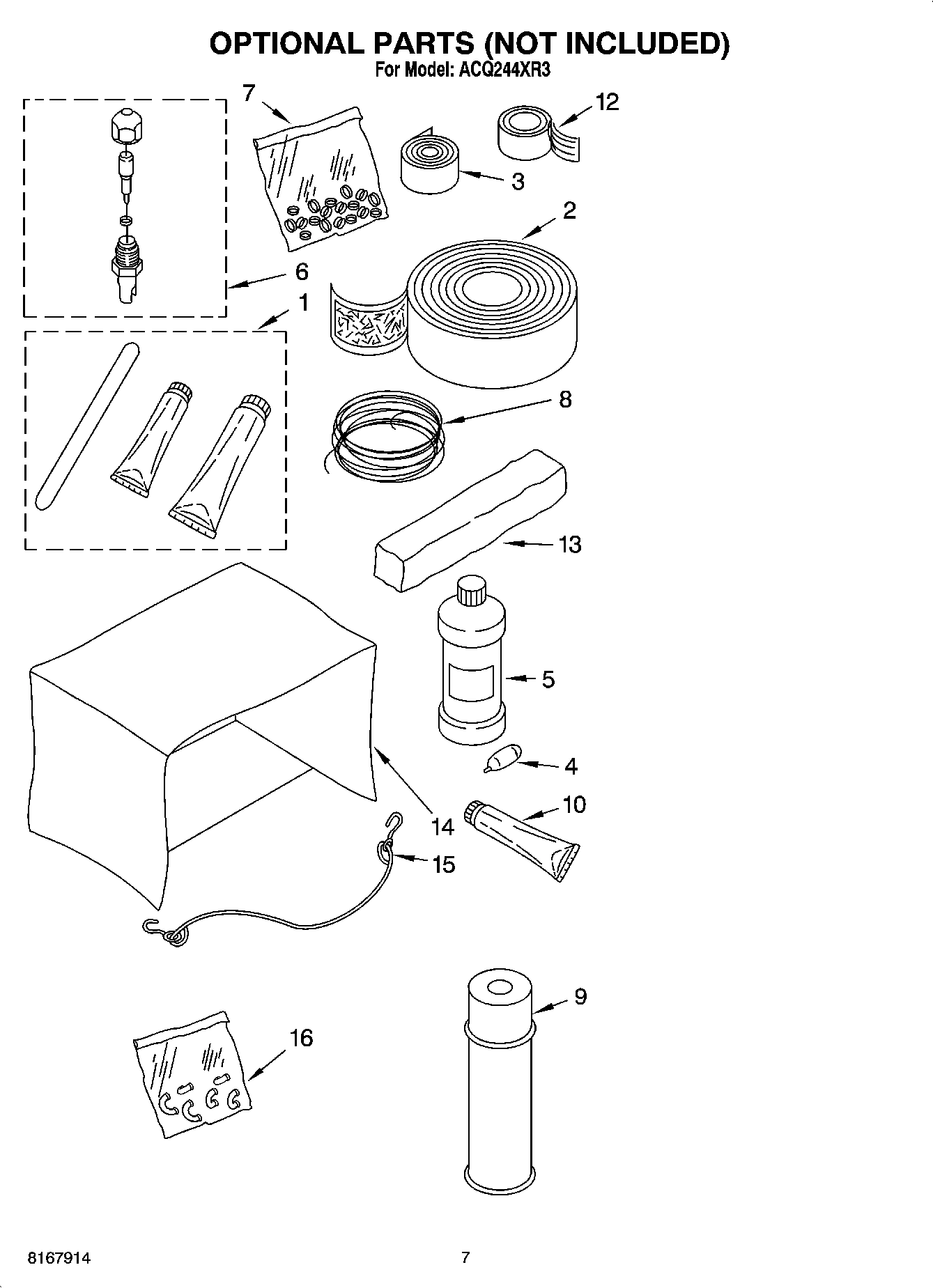 05 - OPTIONAL  PARTS (NOT INCLUDED)