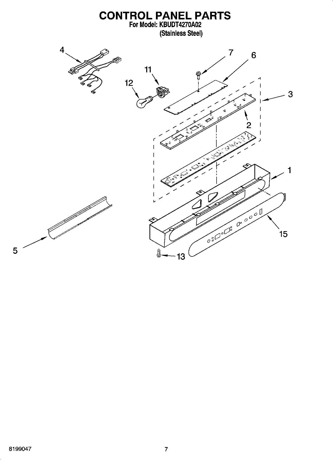 05 - CONTROL PANEL PARTS