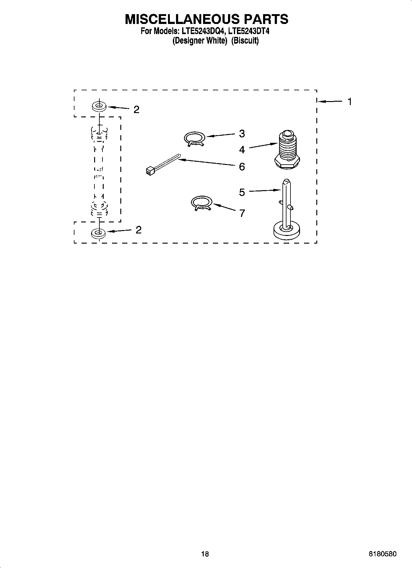 15 - MISCELLANEOUS  PARTS, OPTIONAL PARTS (NOT INCLUDED)
