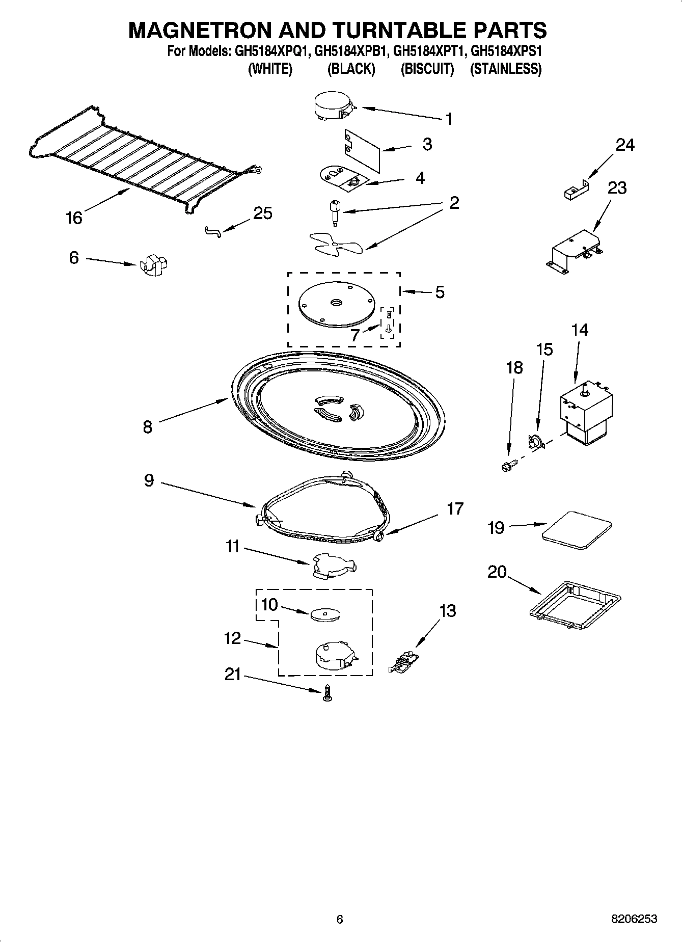 05 - MAGNETRON AND TURNTABLE PARTS