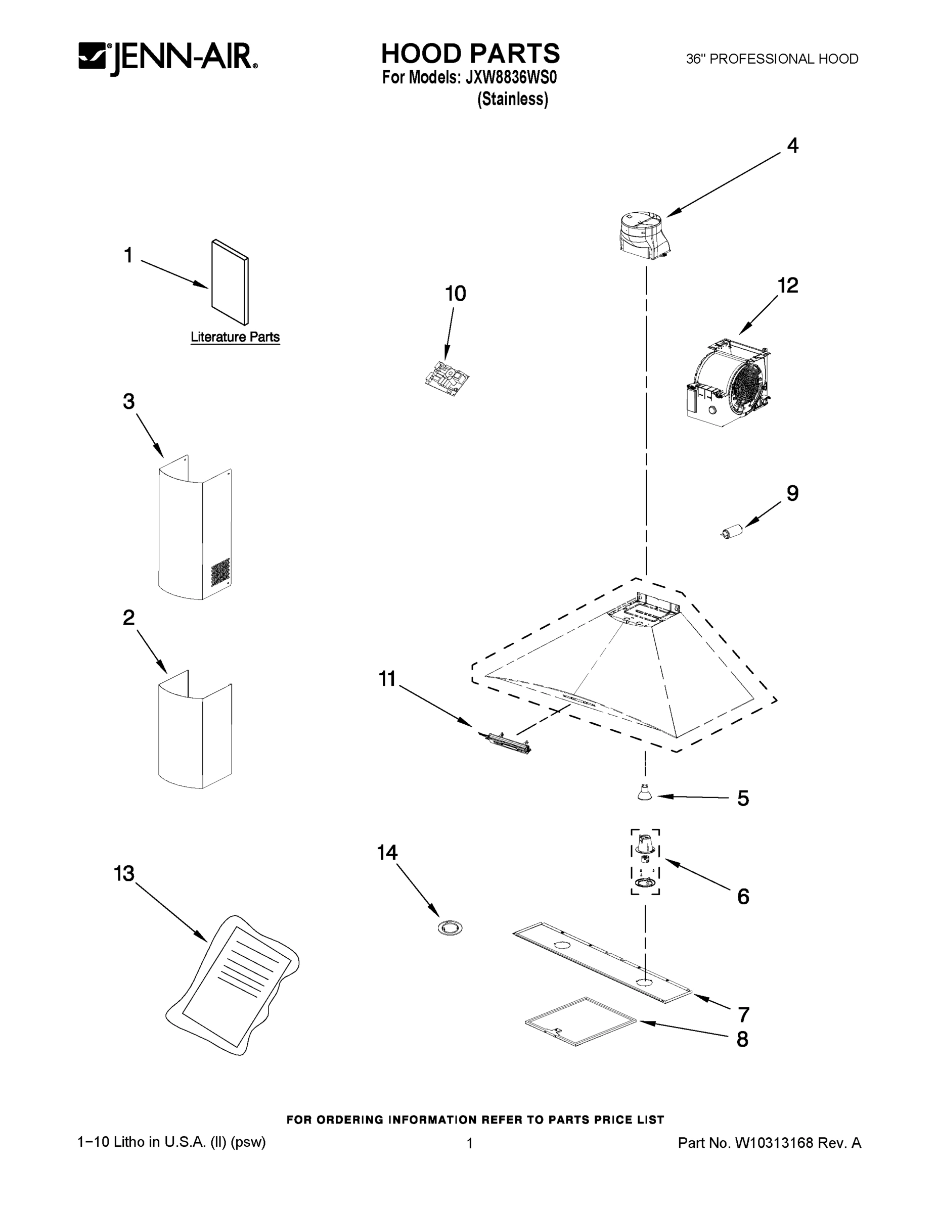 01 - HOOD PARTS