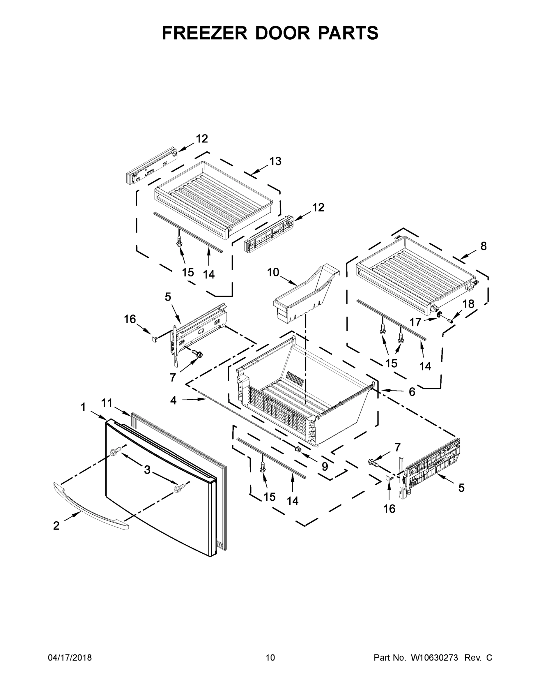 06 - FREEZER DOOR PARTS