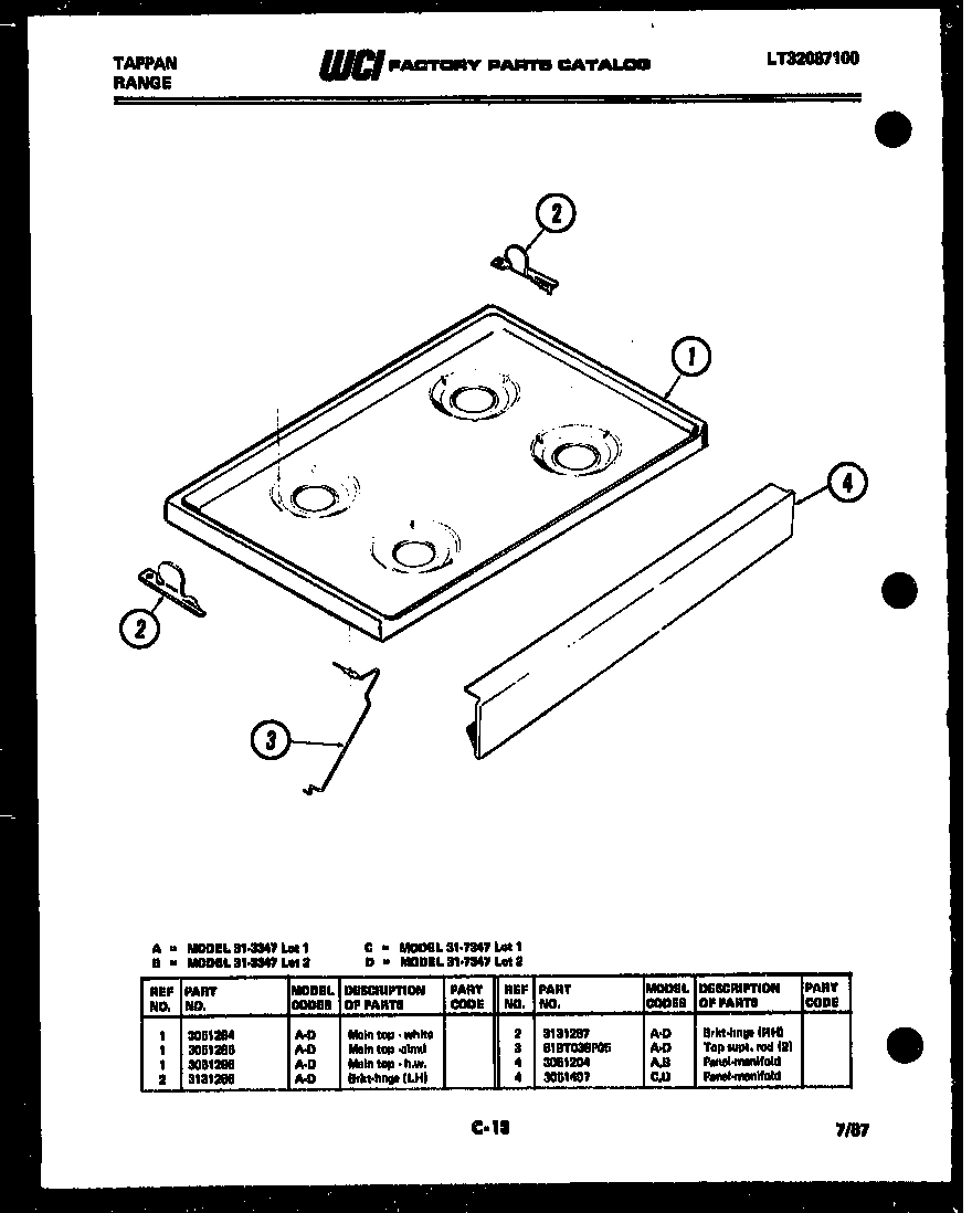 07 - COOKTOP PARTS