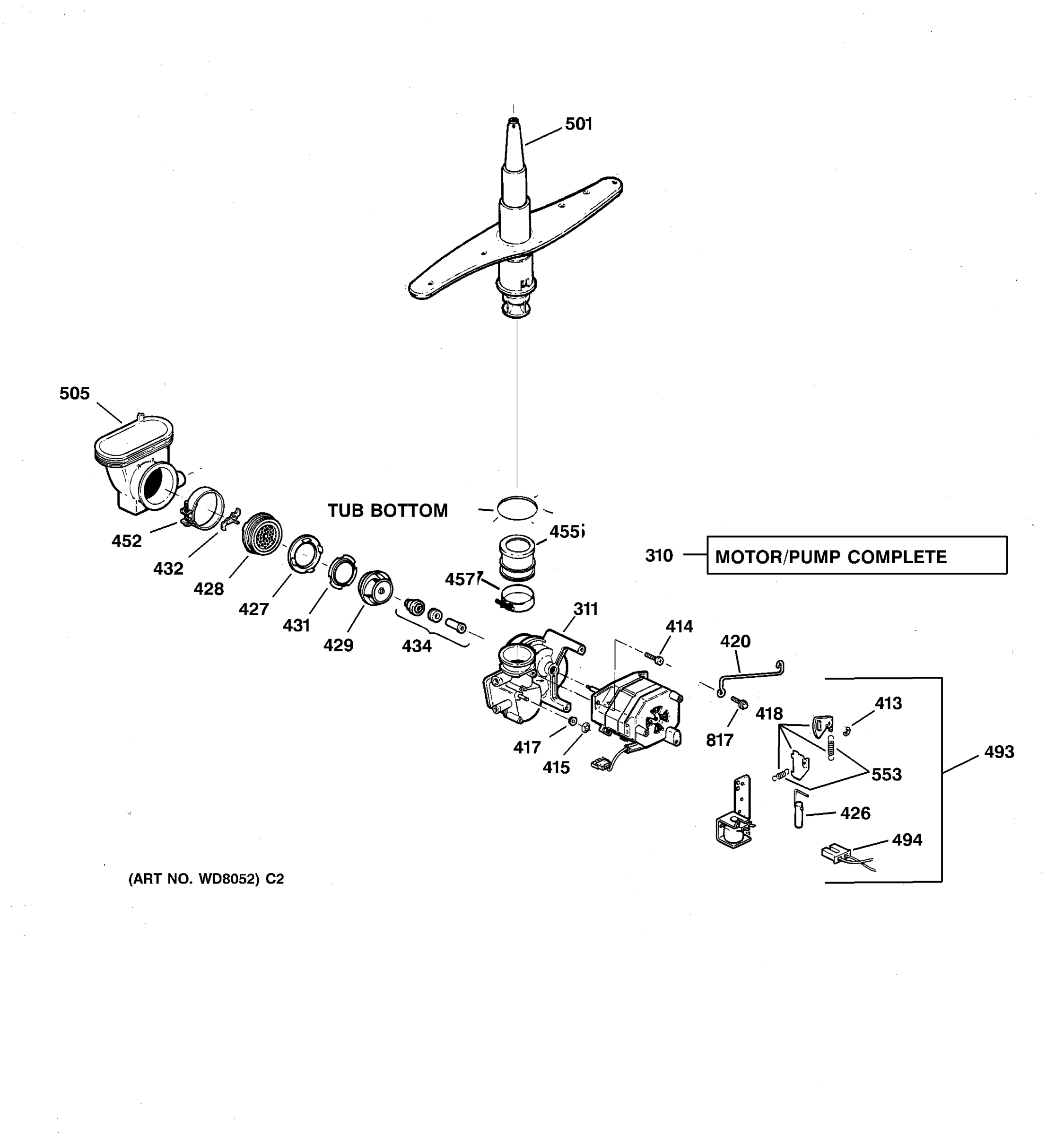 MOTOR-PUMP MECHANISM