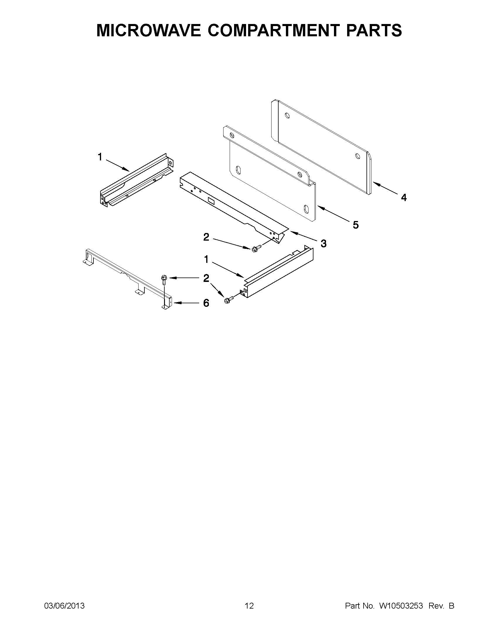 06 - MICROWAVE COMPARTMENT PARTS