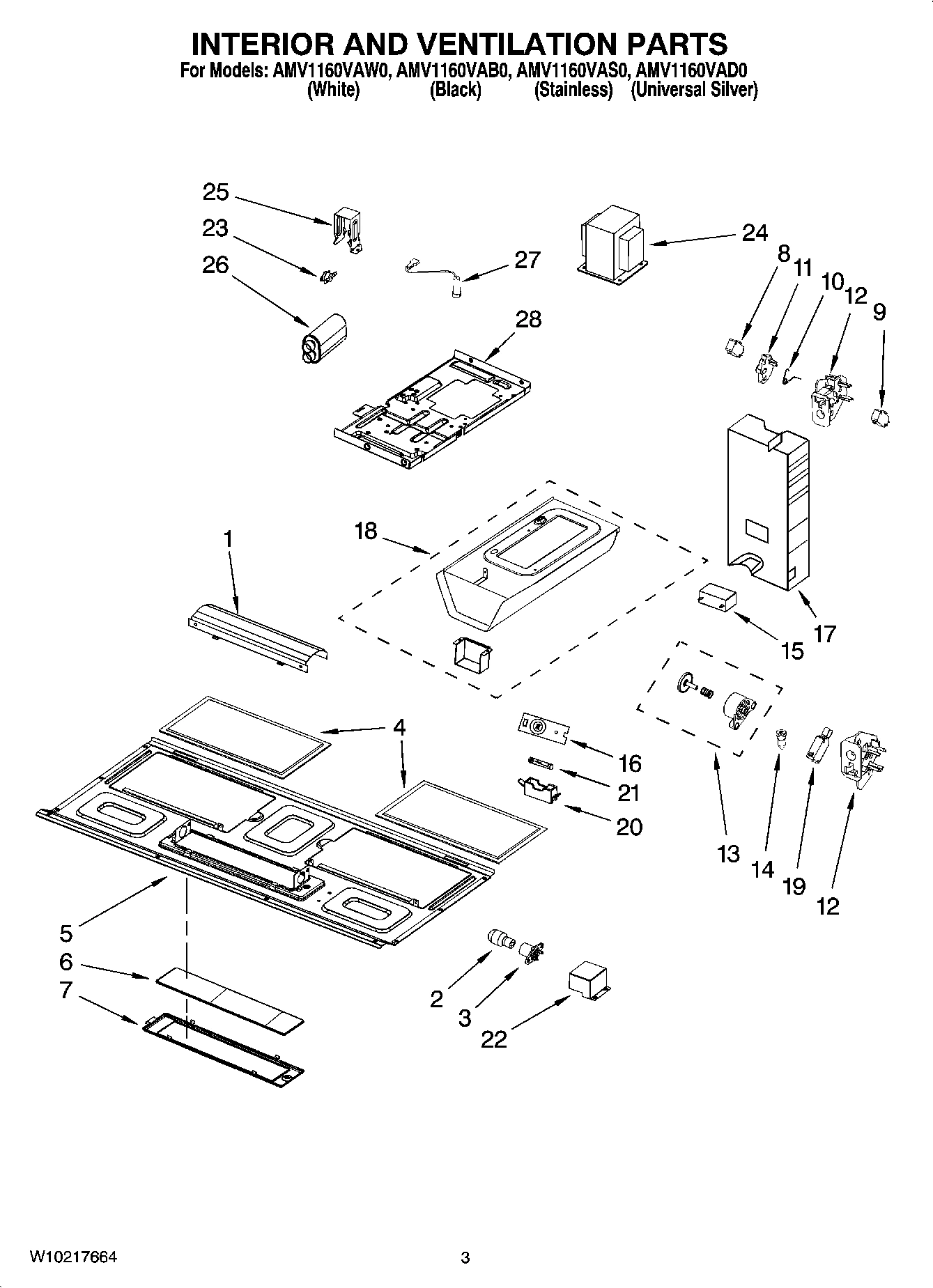 03 - INTERIOR AND VENTILATION PARTS