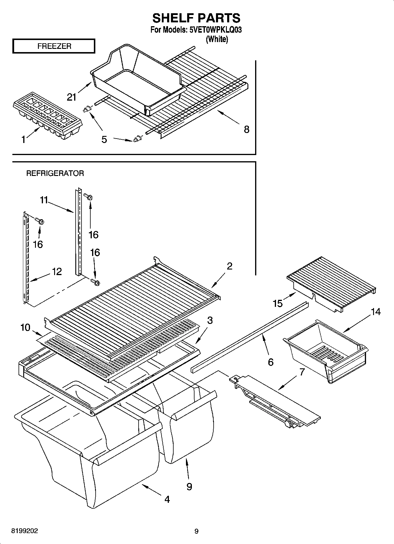 05 - SHELF PARTS, OPTIONAL PARTS