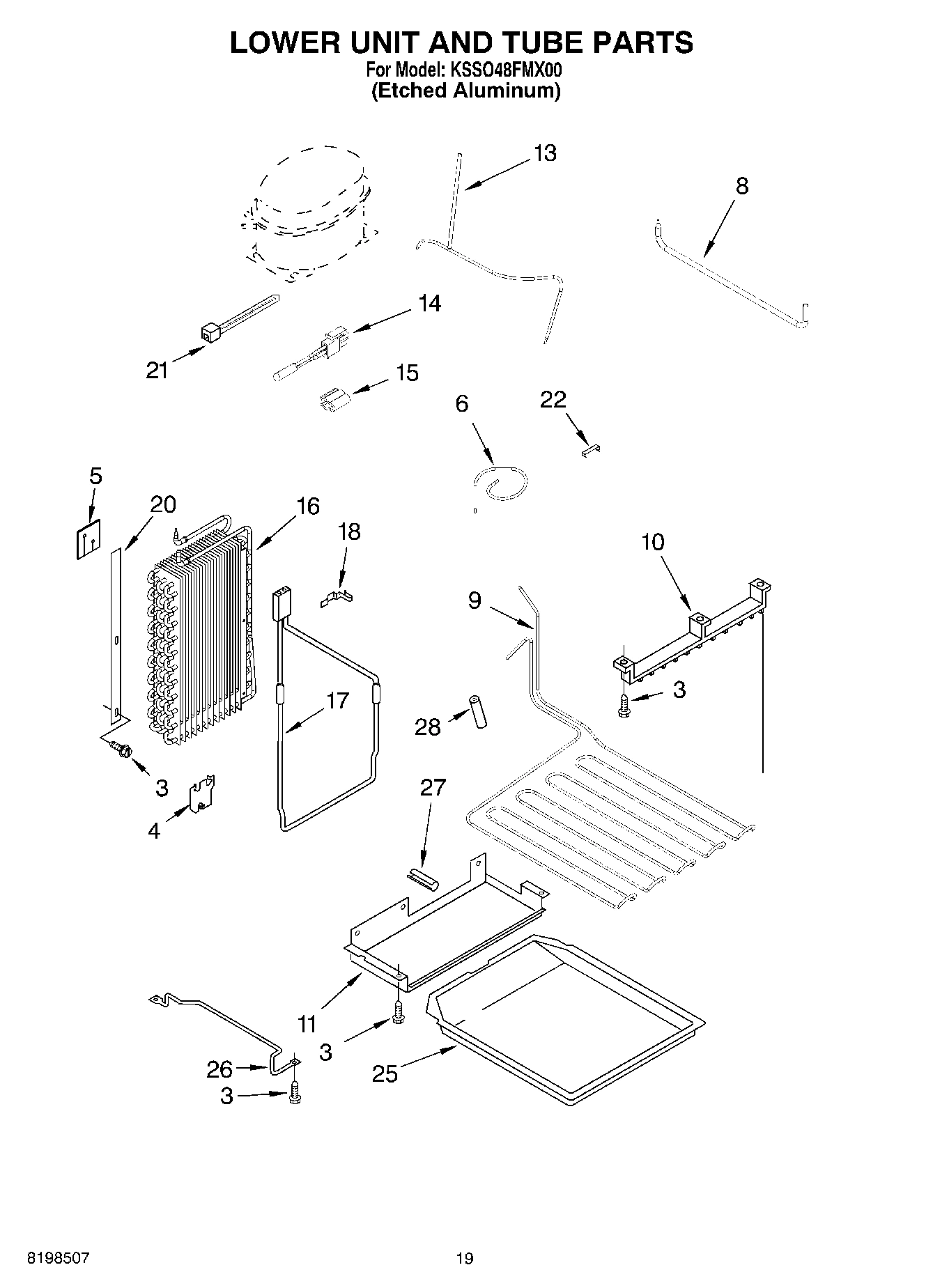 12 - LOWER UNIT AND TUBE PARTS