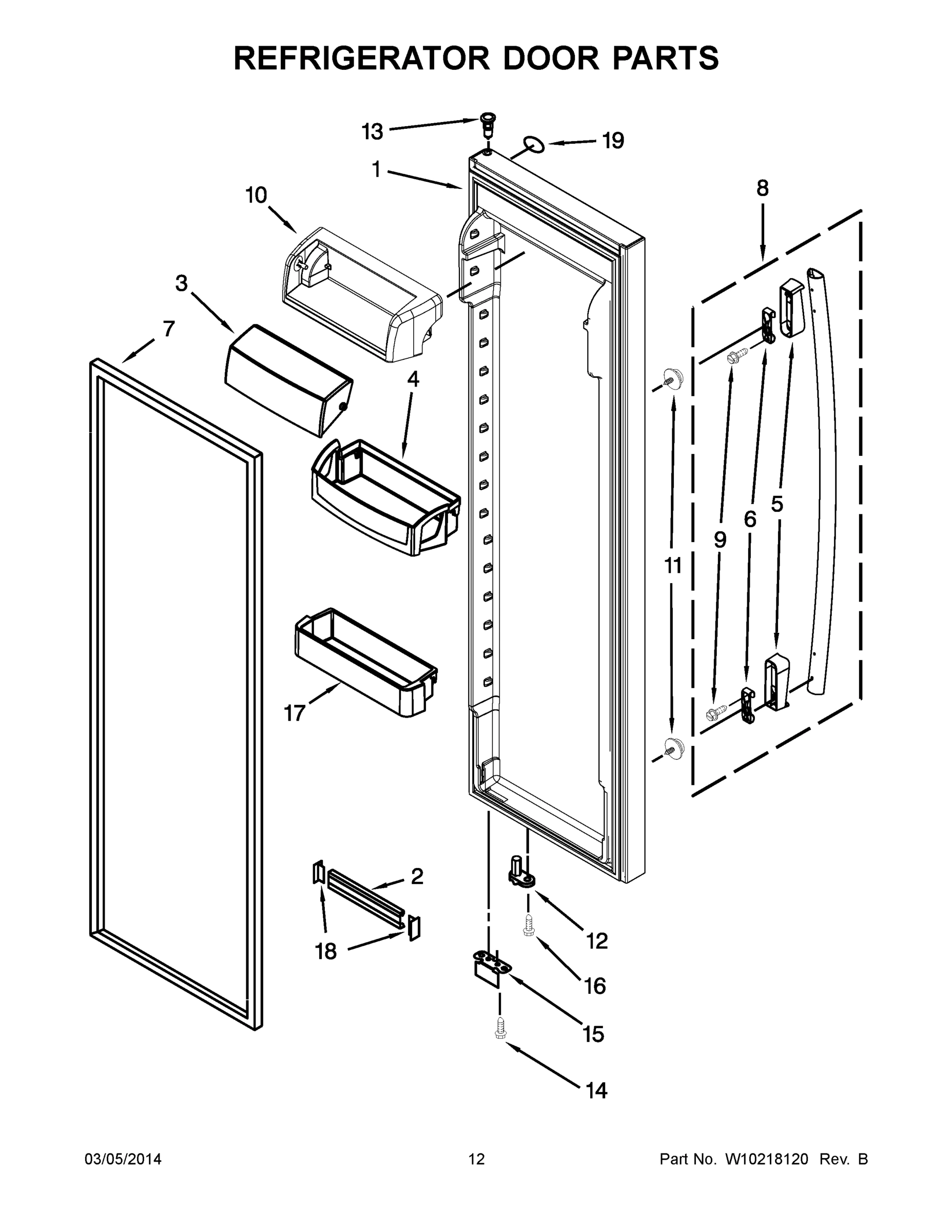 07 - REFRIGERATOR DOOR PARTS