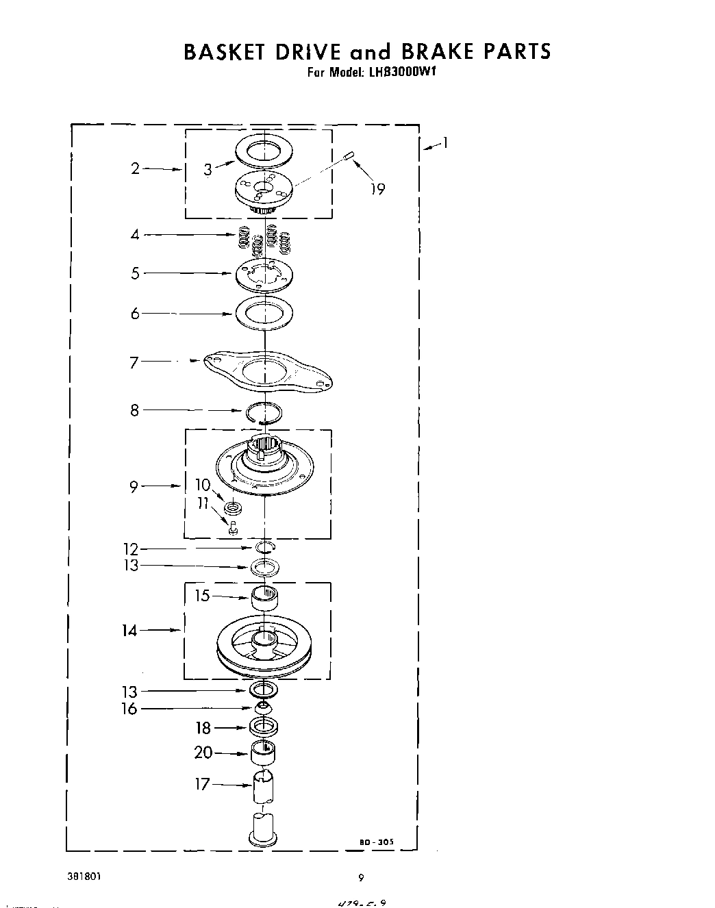 07 - BASKET DRIVE AND BRAKE
