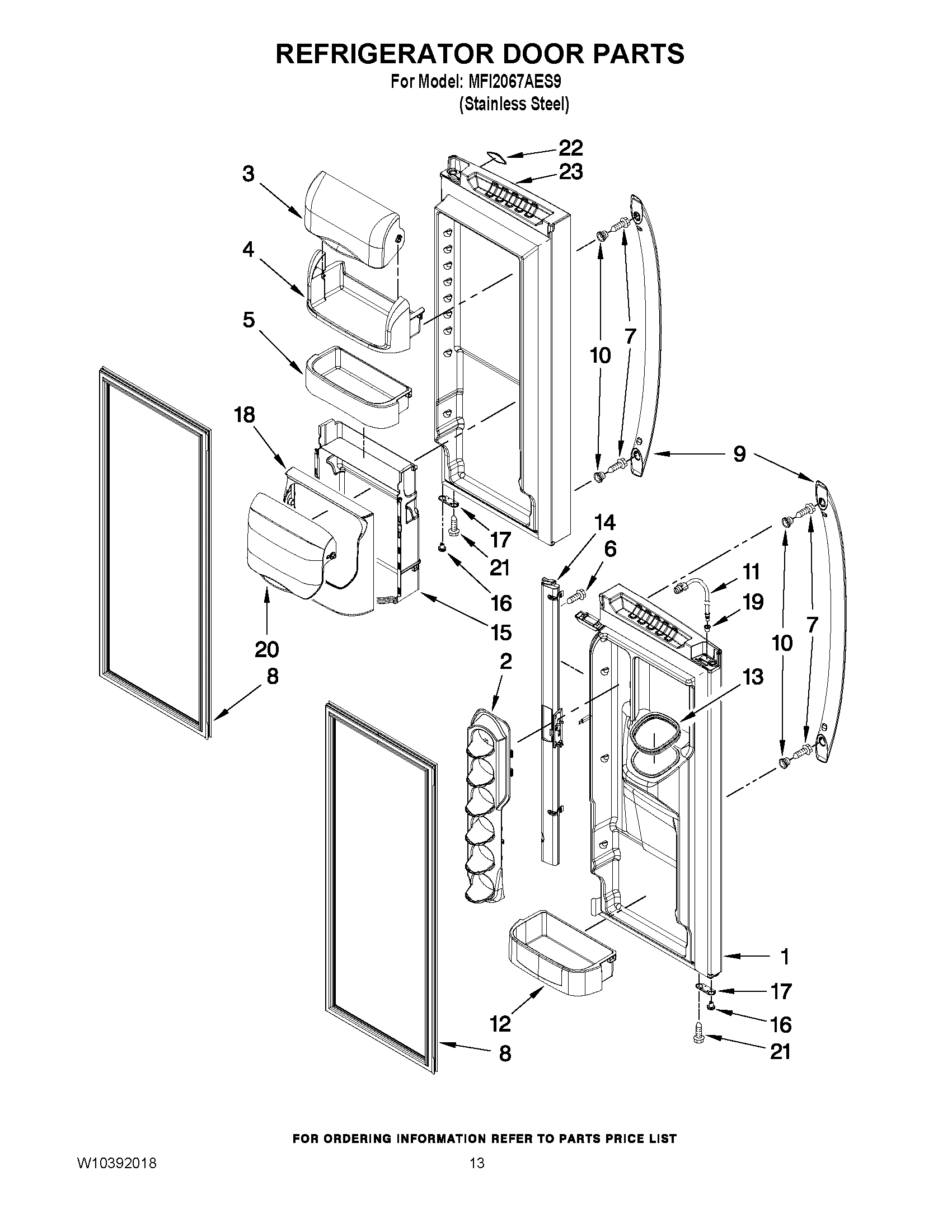 07 - REFRIGERATOR DOOR PARTS