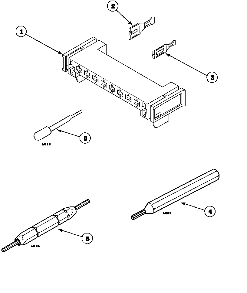 13 - MOTOR CONN BLOCK, TERM & TOOLS