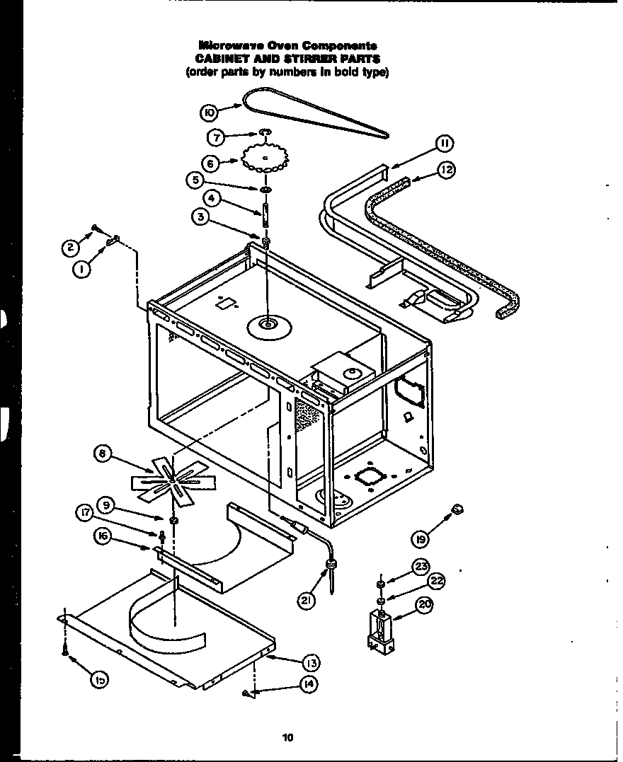 01 - CABINET & STIRRER PARTS