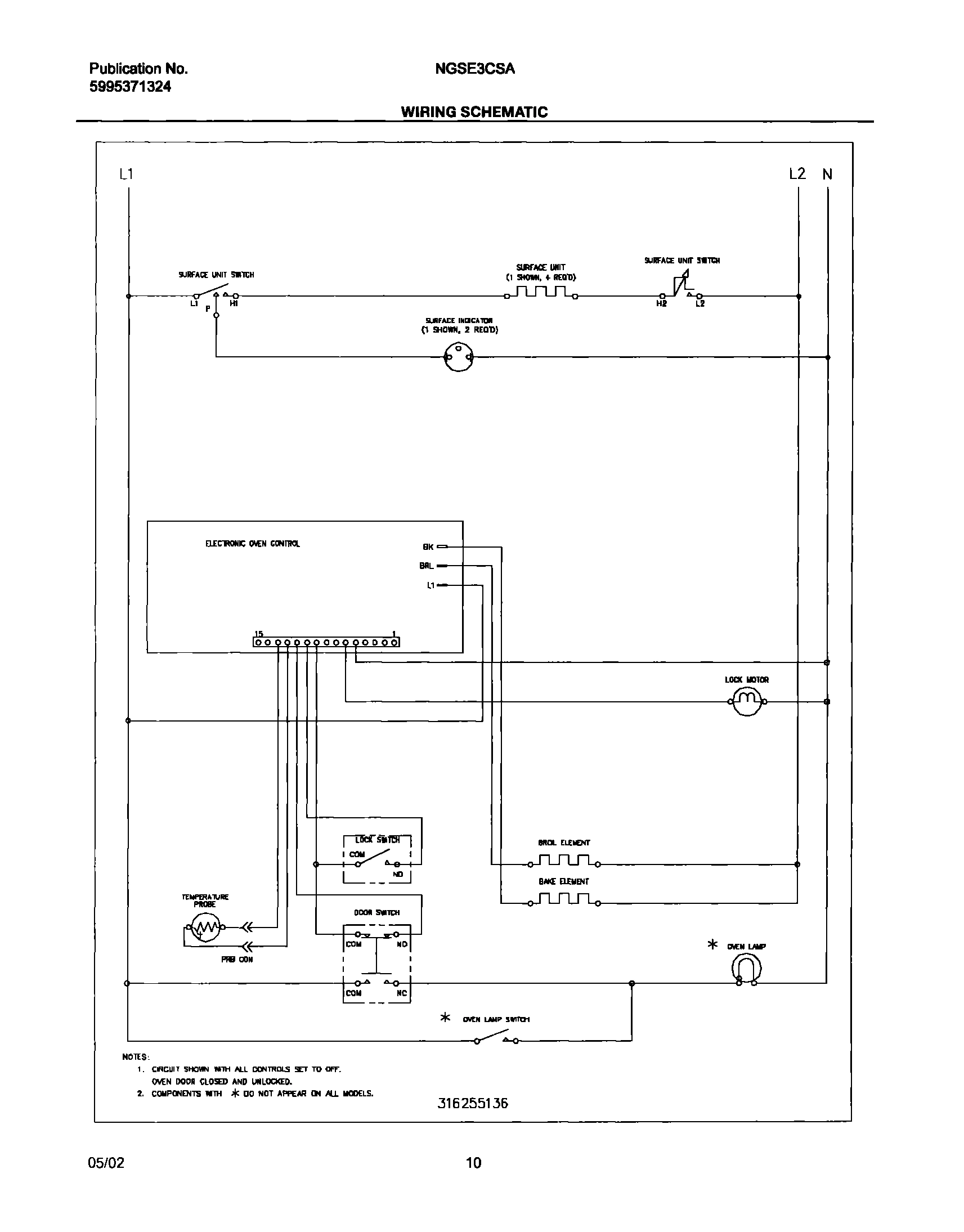 10 - WIRING SCHEMATIC