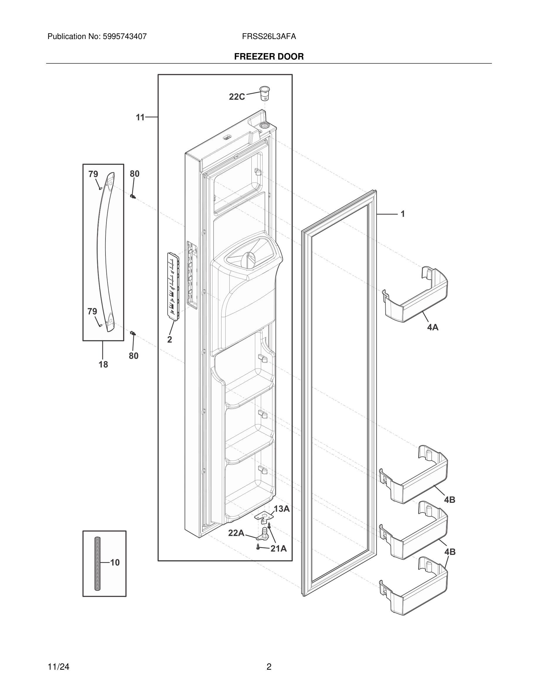 03 - FREEZER DOOR