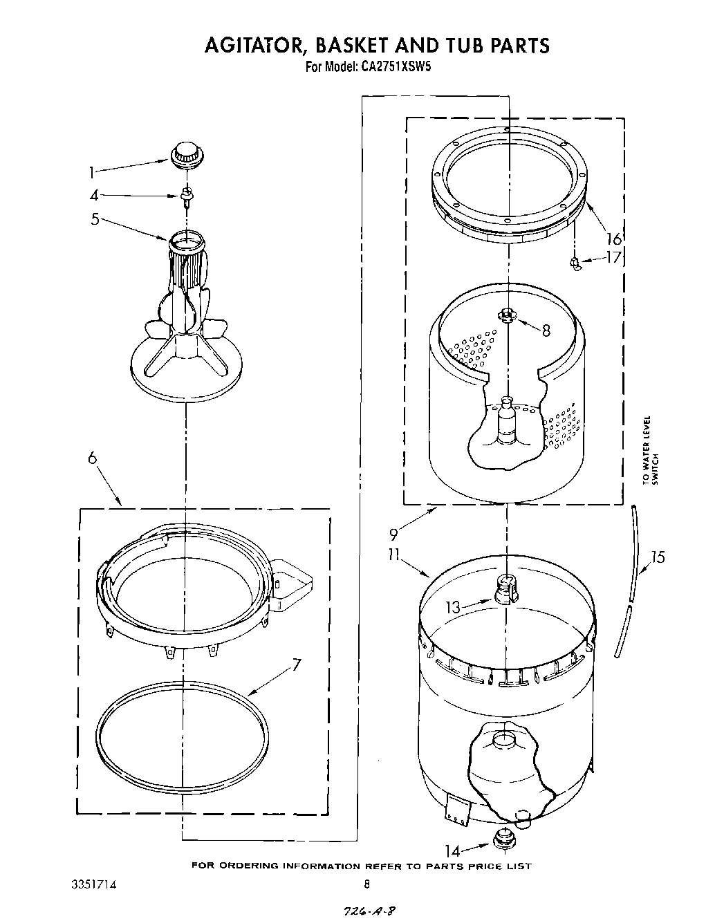 06 - AGITATOR, BASKET AND TUB