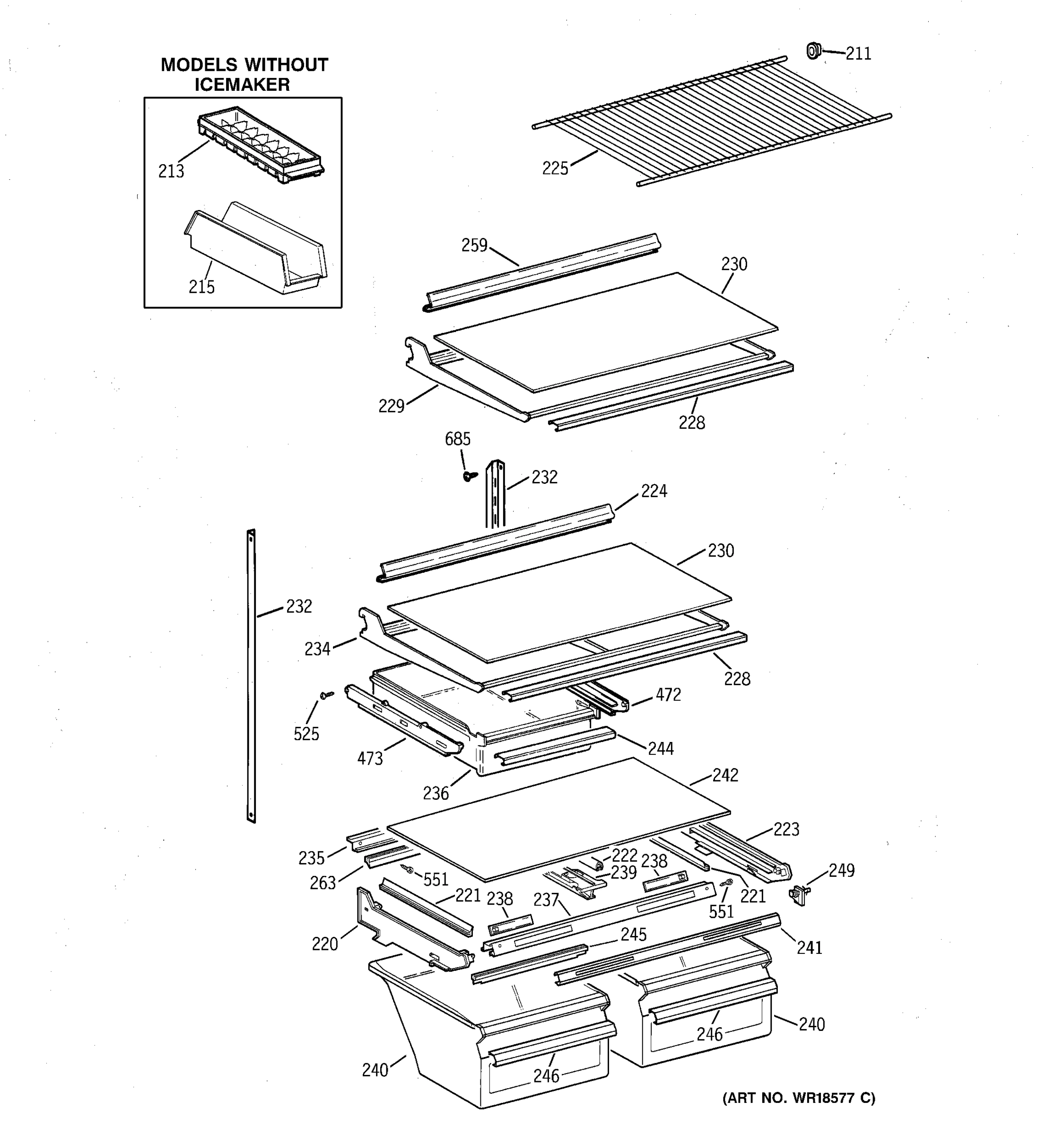 SHELF PARTS