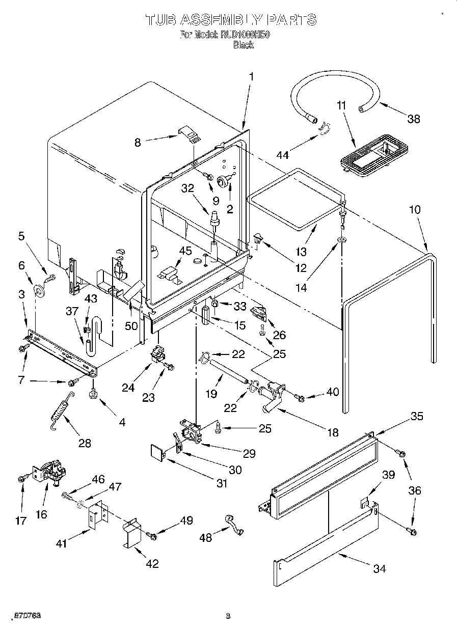 03 - TUB ASSEMBLY