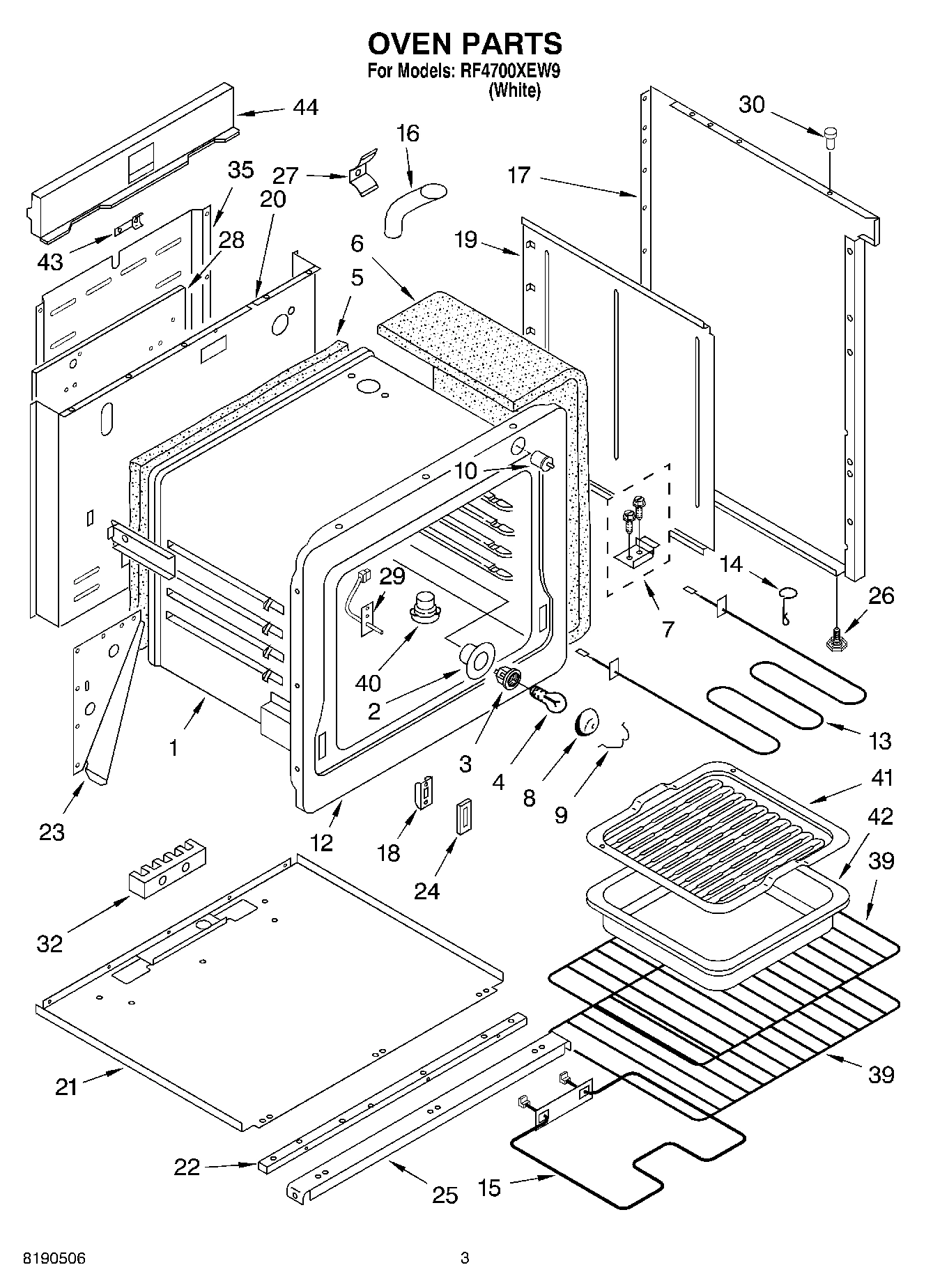 02 - OVEN PARTS