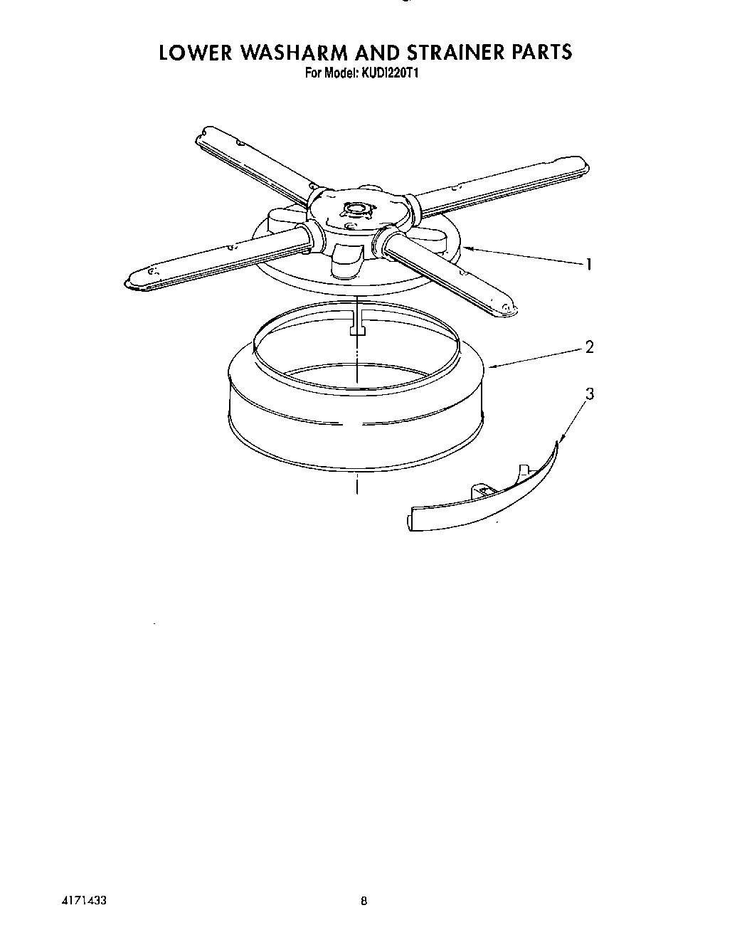 06 - LOWER WASHARM AND STRAINER