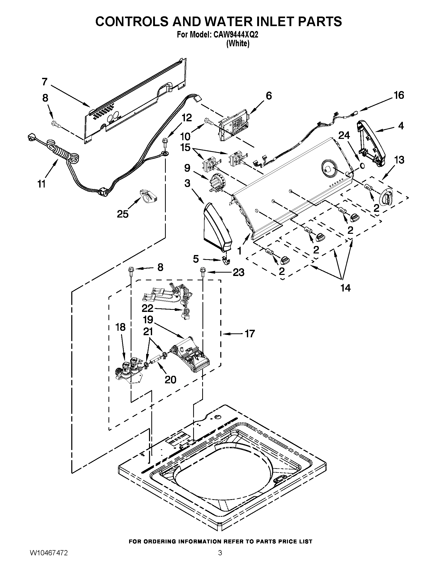 02 - CONTROLS AND WATER INLET PARTS