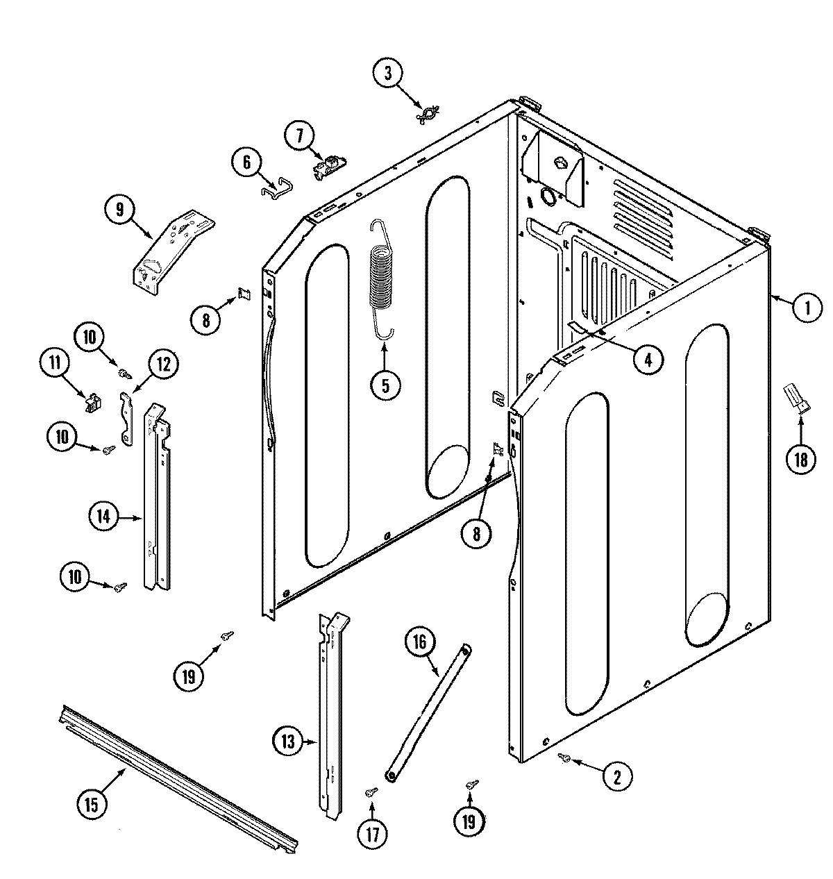 02 - CABINET-FRONT (MAH3000AWQ)