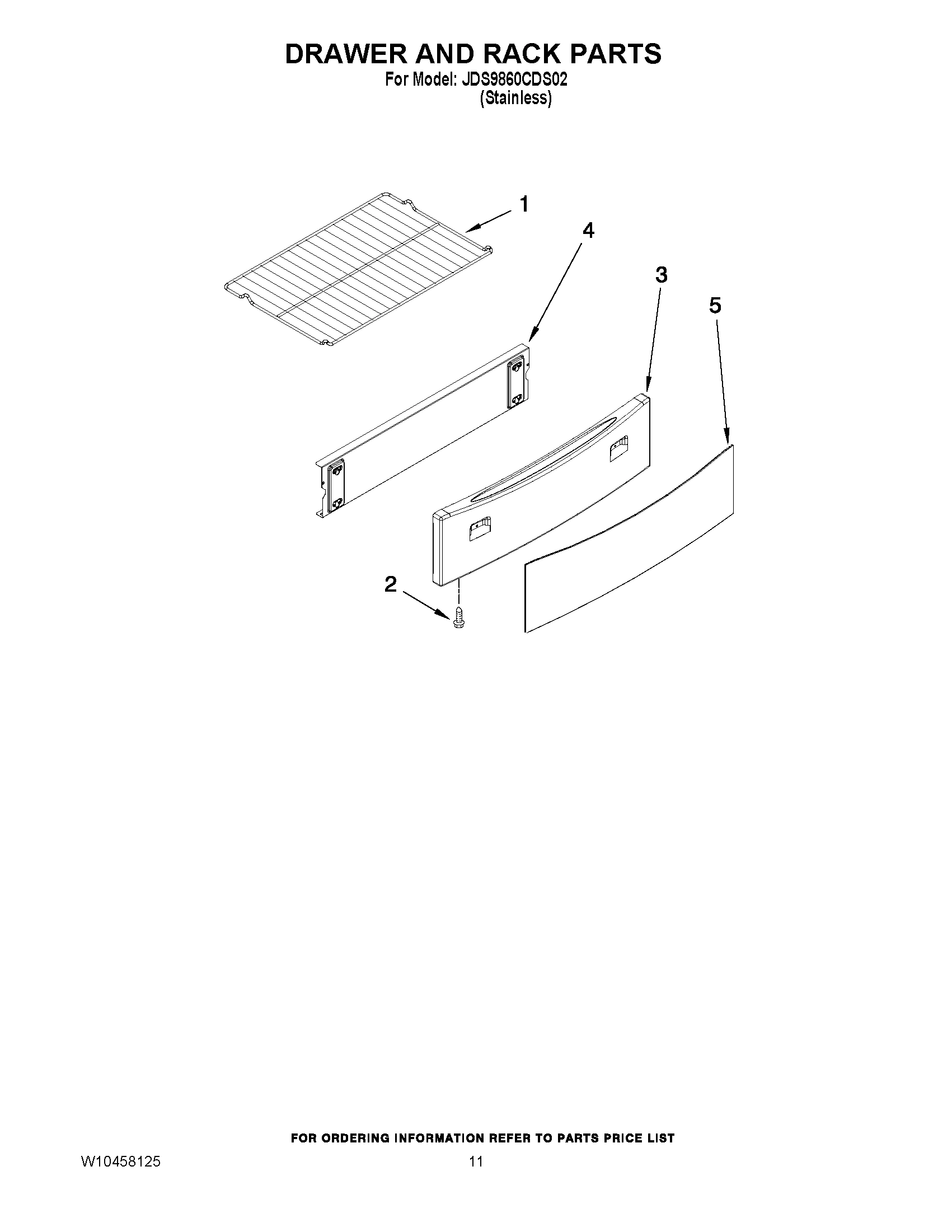 07 - DRAWER AND RACK PARTS