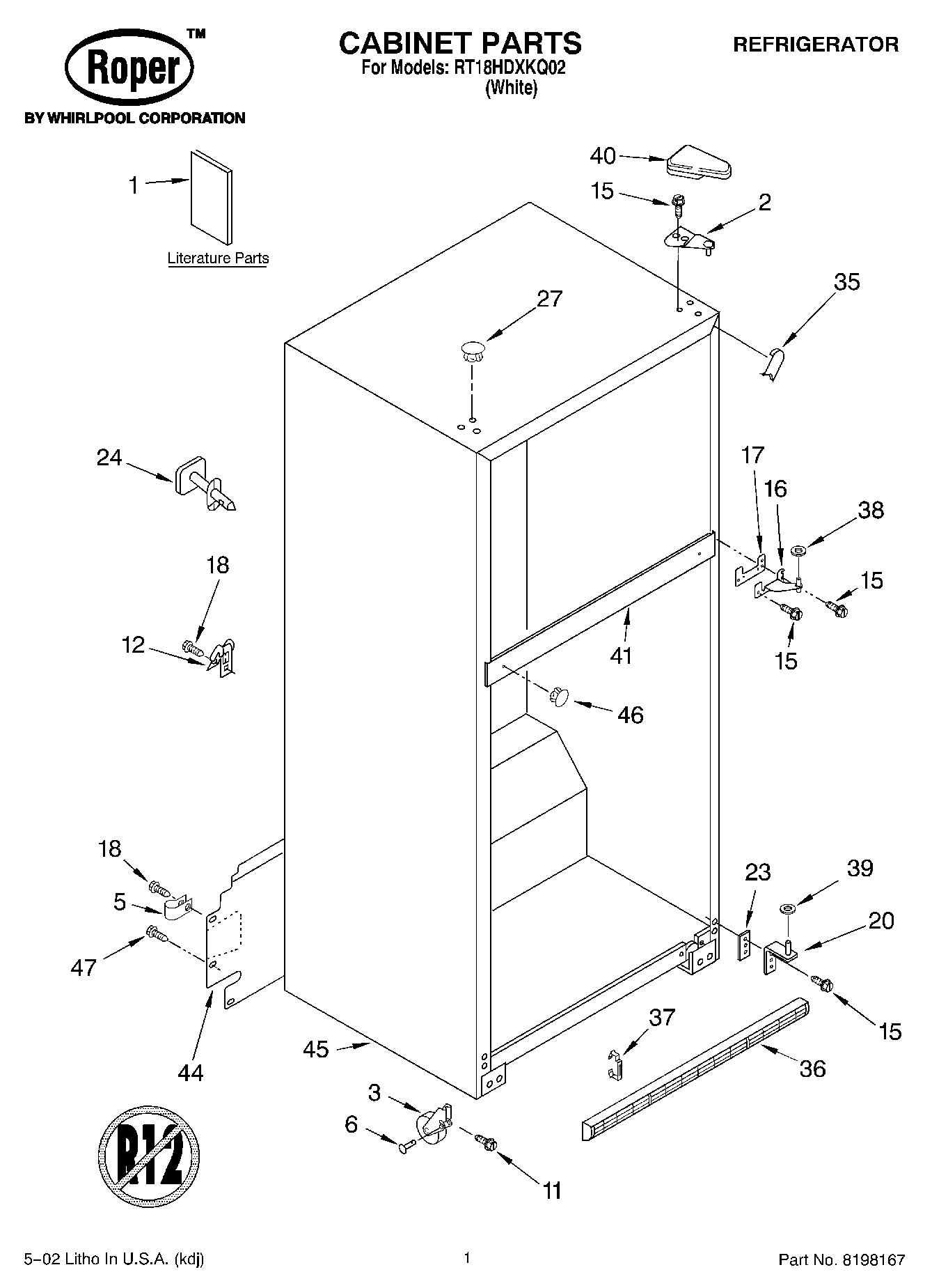 01 - CABINET, LITERATURE