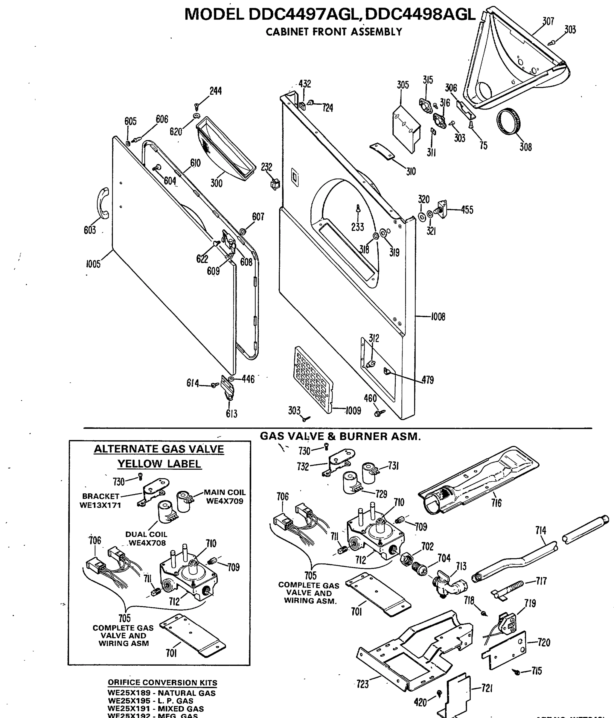CABINET FRONT ASSEMBLY