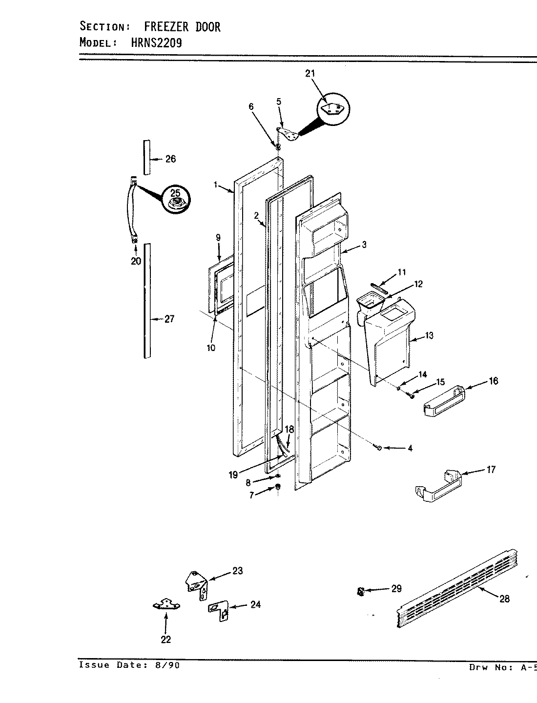 02 - FREEZER DOOR