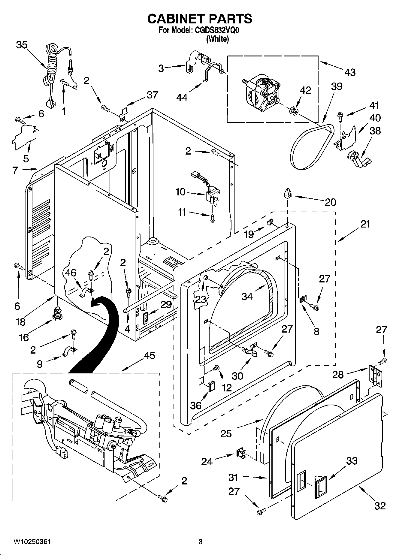 02 - CABINET PARTS