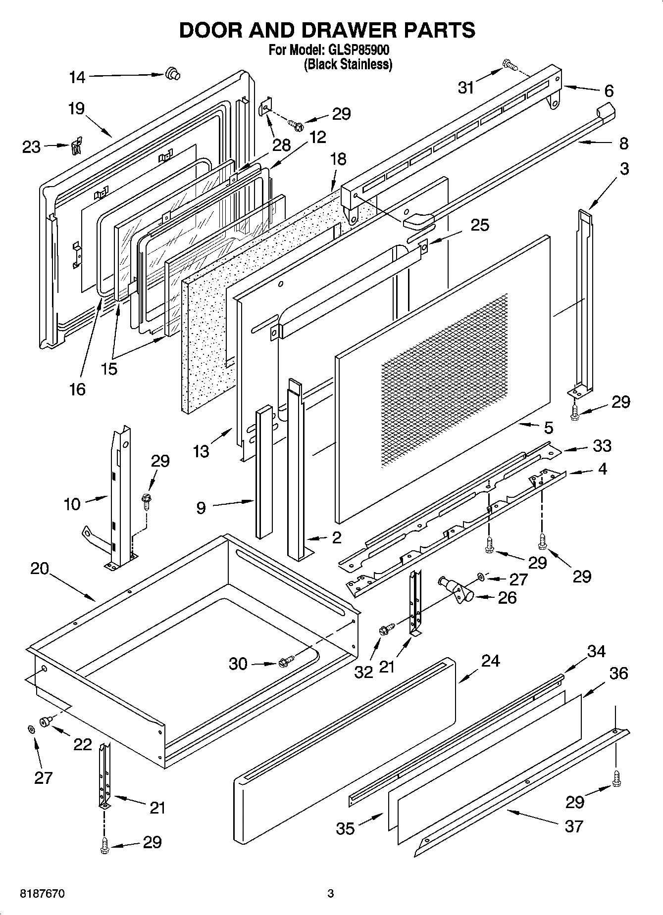 03 - DOOR AND DRAWER PARTS