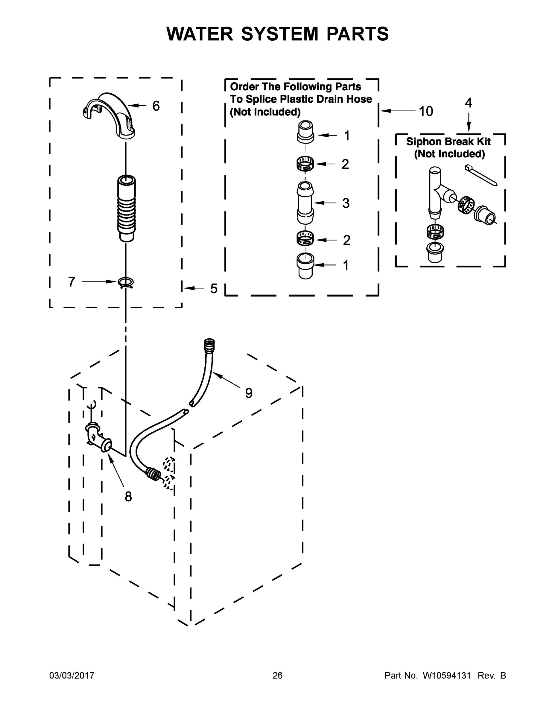 14 - WATER SYSTEM PARTS