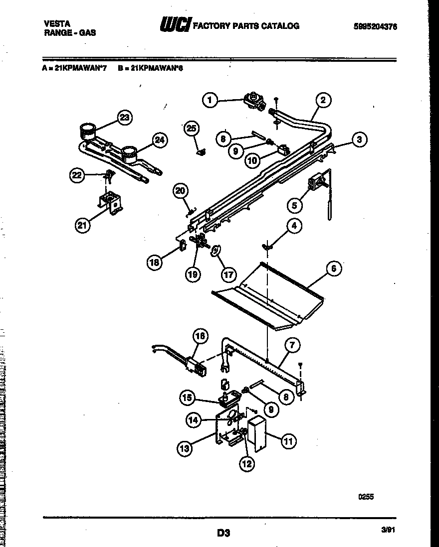 05 - BURNER, MANIFOLD AND GAS CONTROL