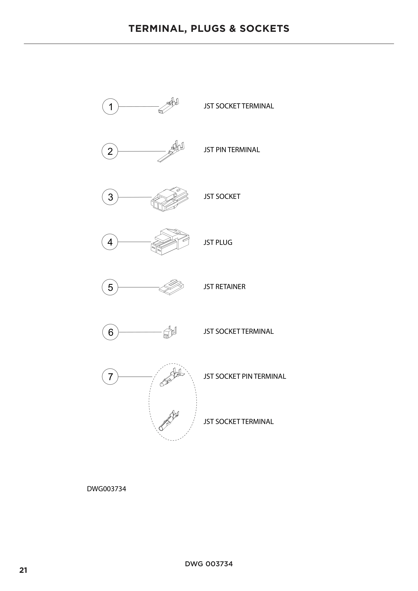 TERMINAL, PLUGS & SOCKETS