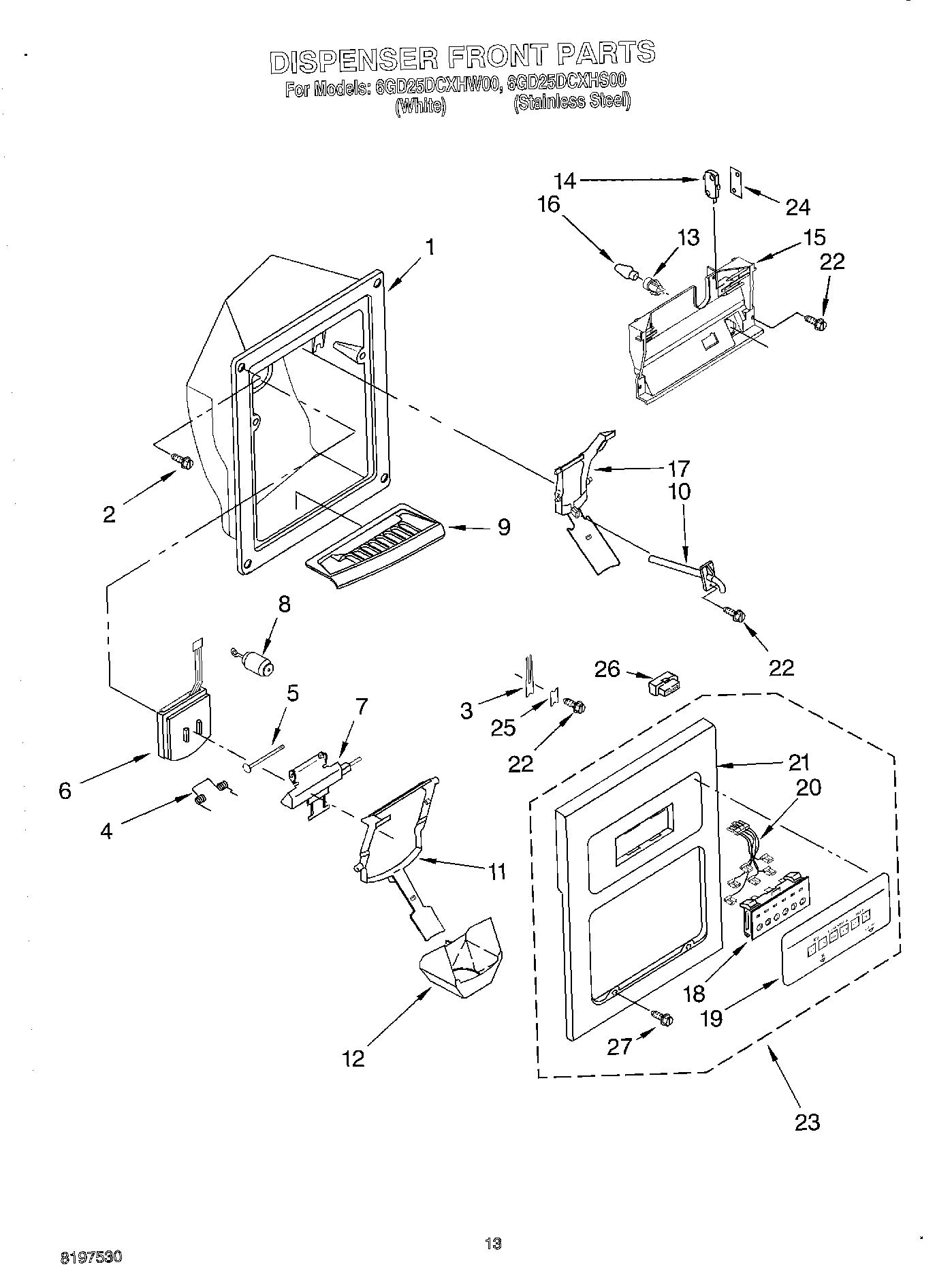 08 - DISPENSER FRONT