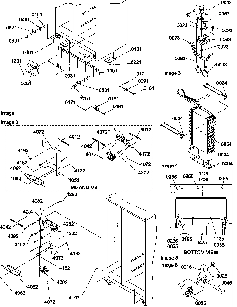 03 - DRAIN SYSTEM, ROLLERS, AND EVAP ASSY