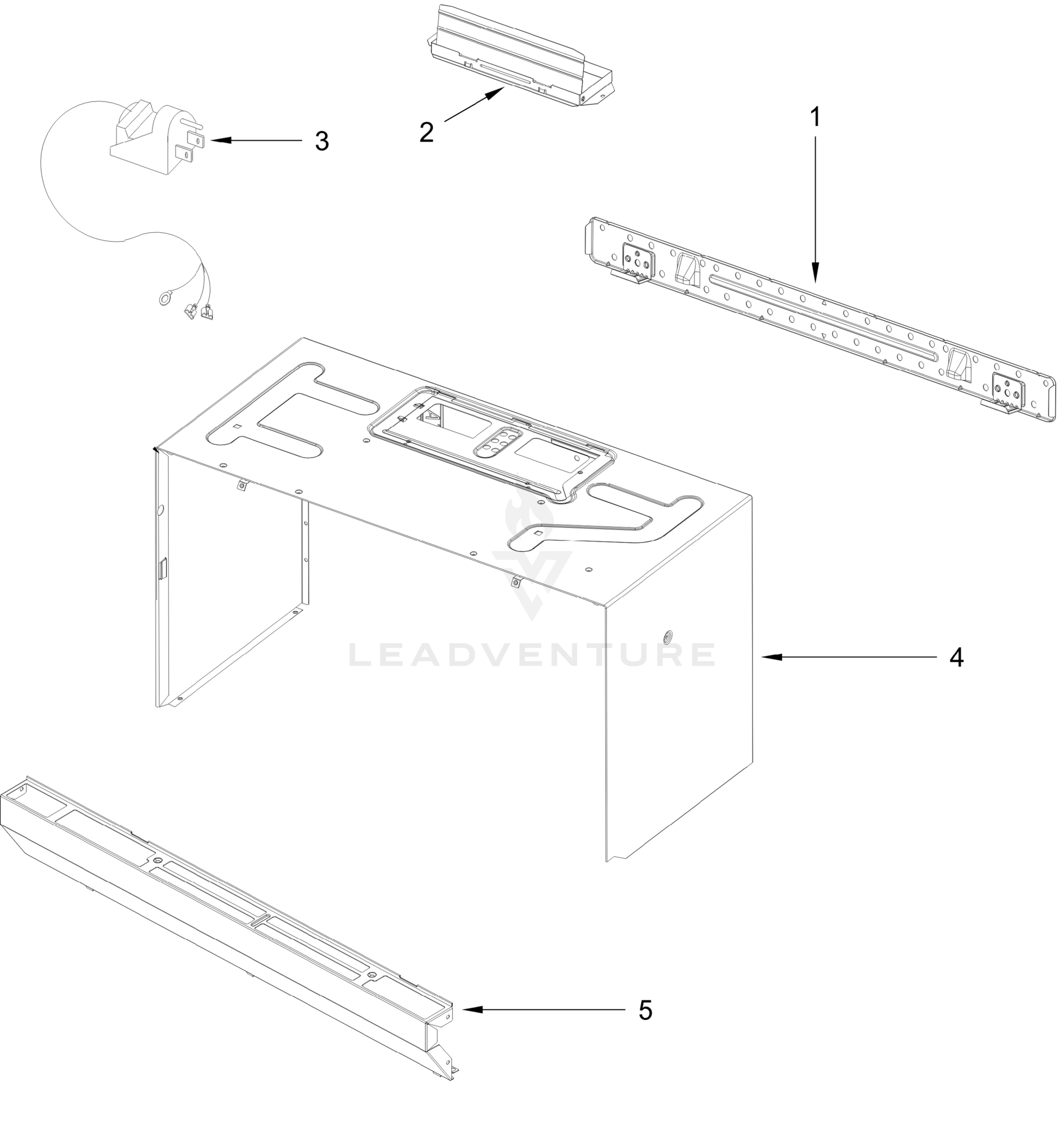 CABINET AND INSTALLATION PARTS