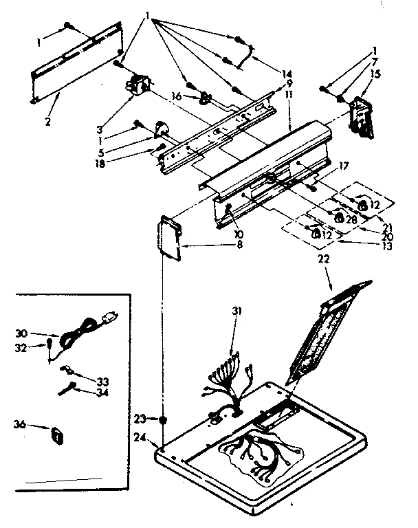 TOP AND CONSOLE PARTS