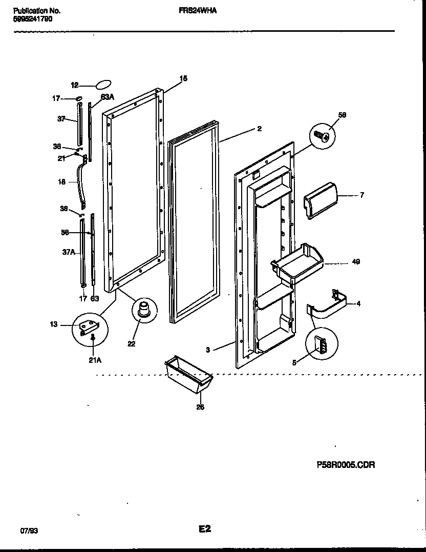 03 - REFRIGERATOR DOOR PARTS