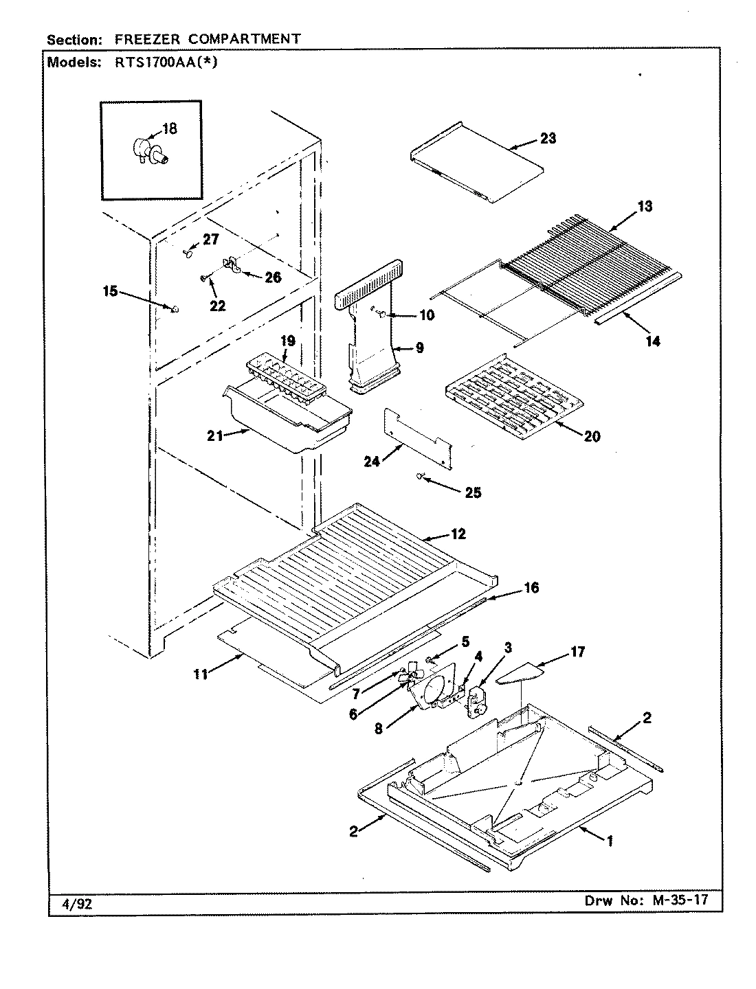 01 - FREEZER COMPARTMENT