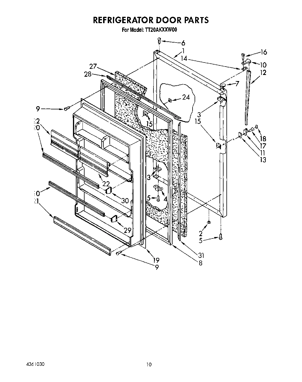 07 - REFRIGERATOR DOOR, LIT/OPTIONAL