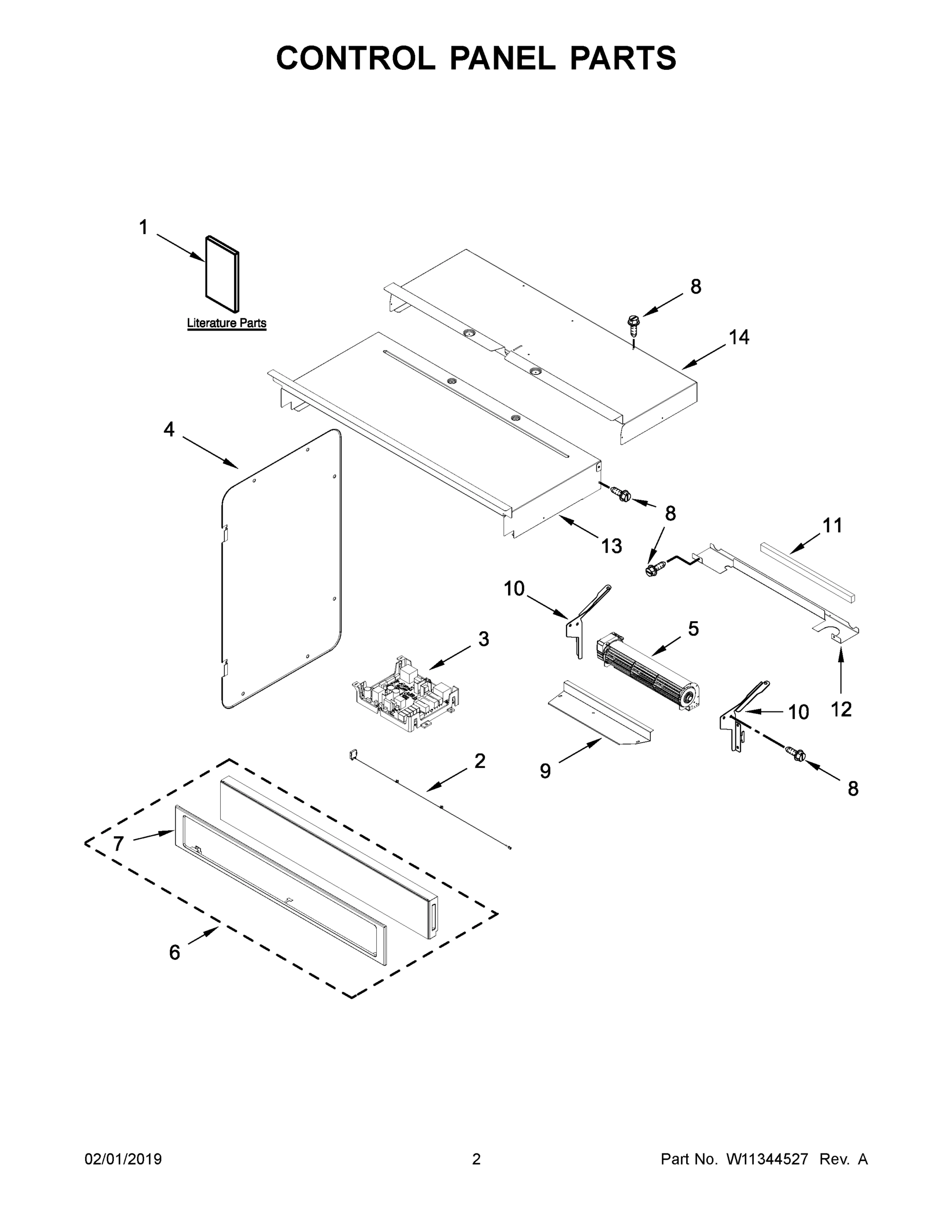 02 - CONTROL PANEL PARTS