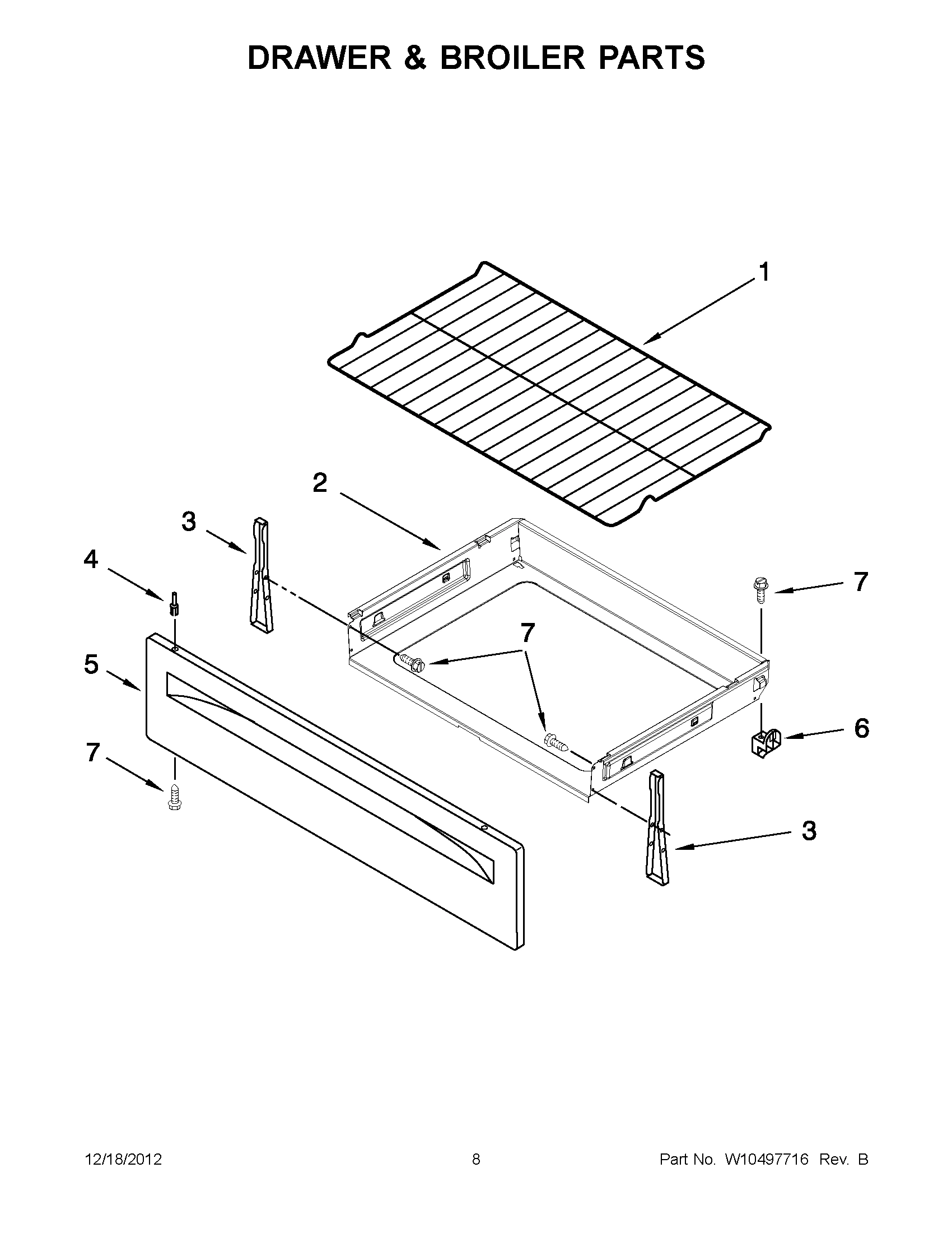 04 - DRAWER & BROILER PARTS