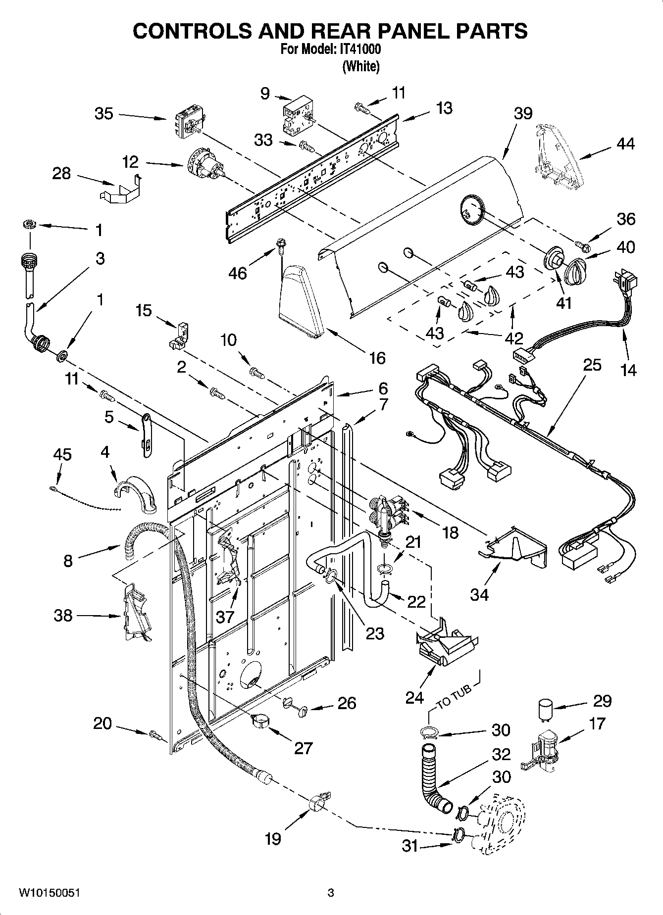 02 - CONTROLS AND REAR PANEL PARTS