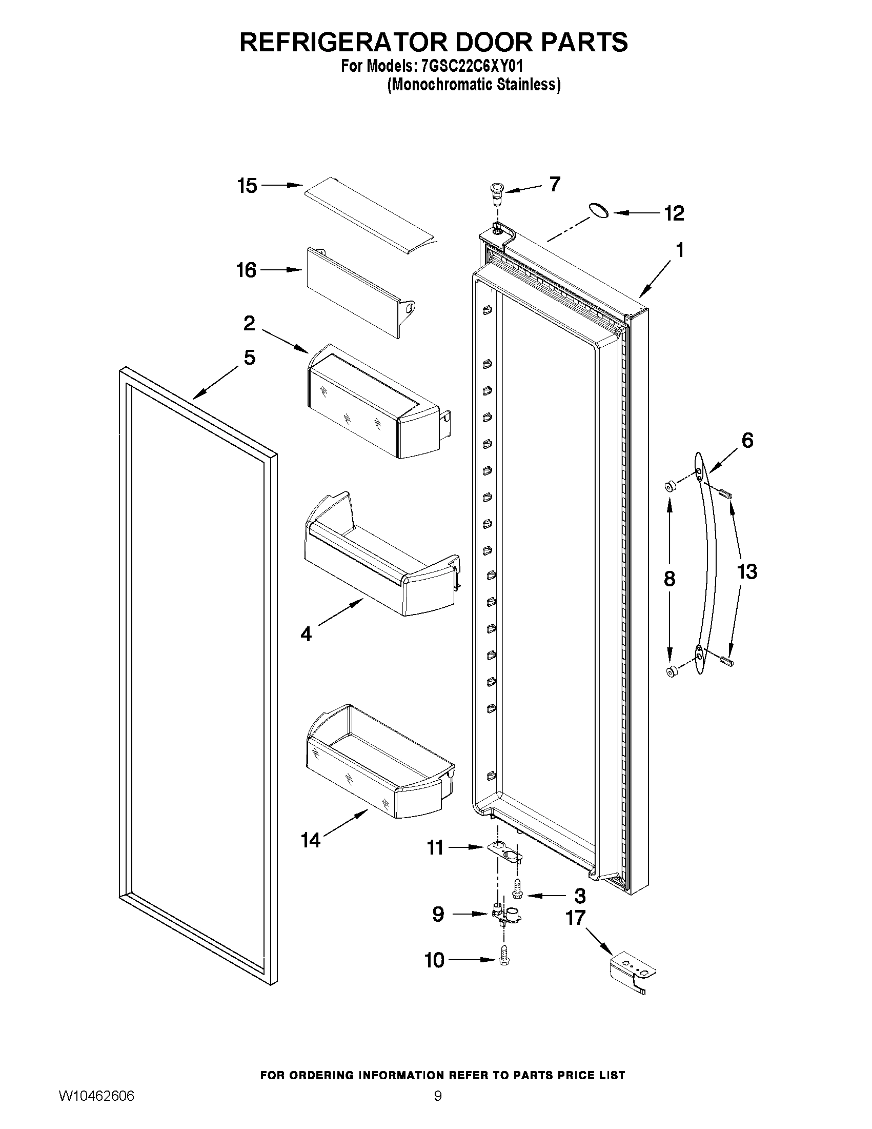 06 - REFRIGERATOR DOOR PARTS