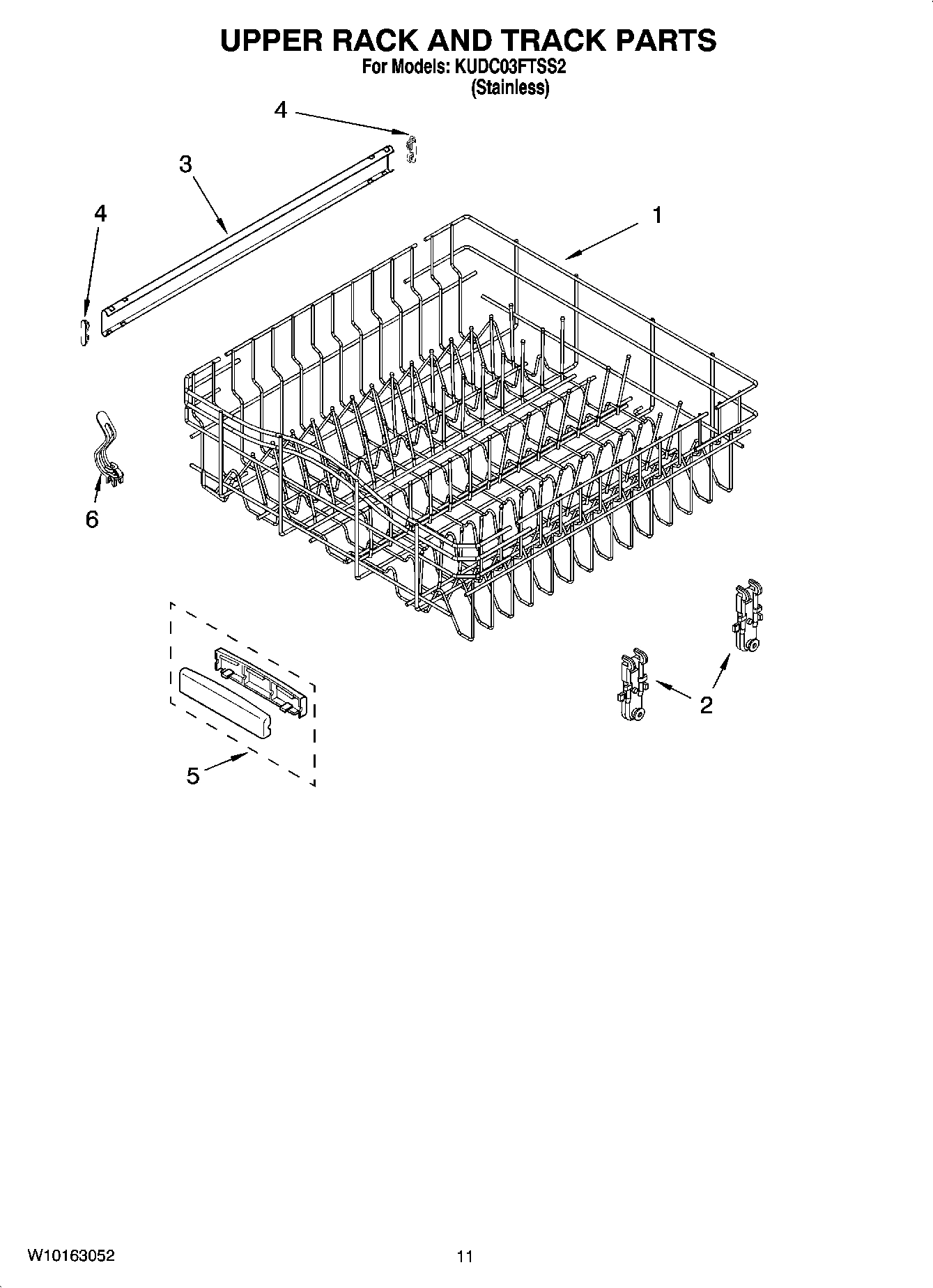 09 - UPPER RACK AND TRACK PARTS