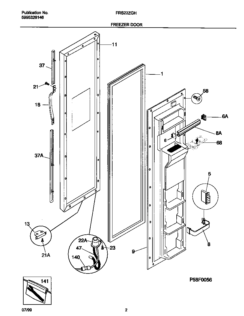 02 - FREEZER DOOR