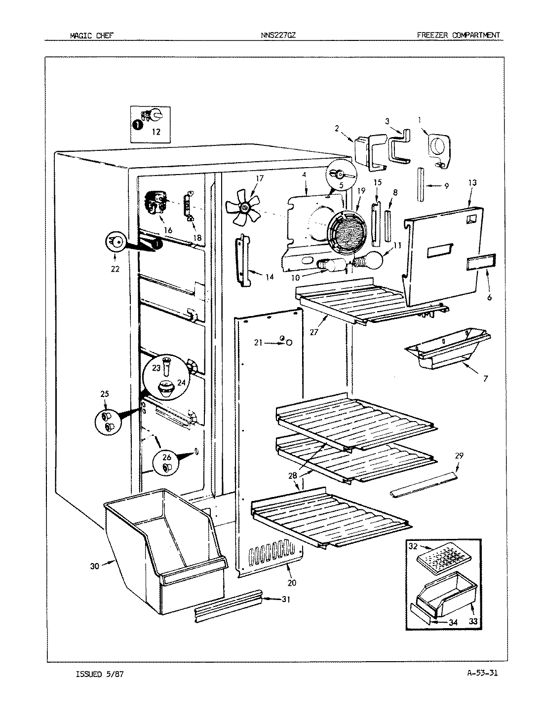 01 - FREEZER COMPARTMENT