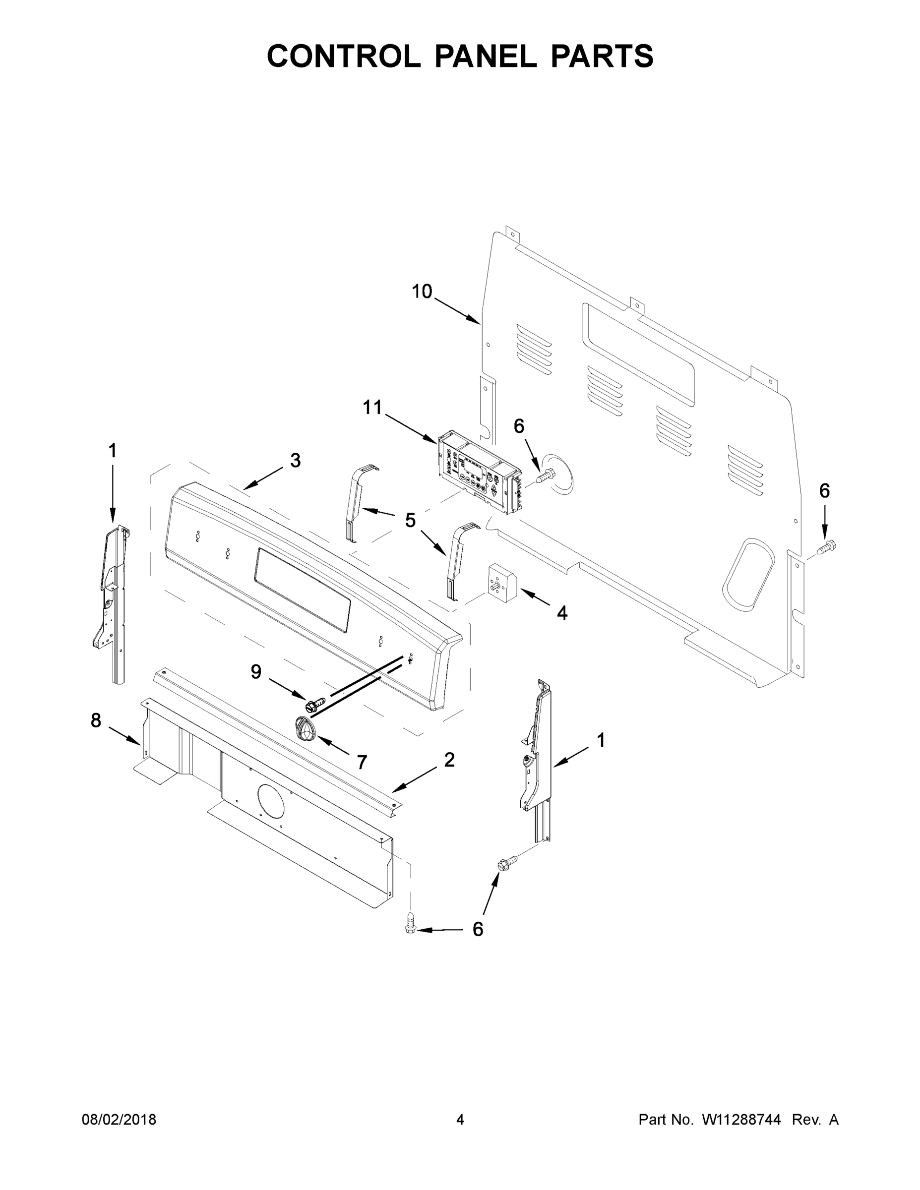 03 - CONTROL PANEL PARTS